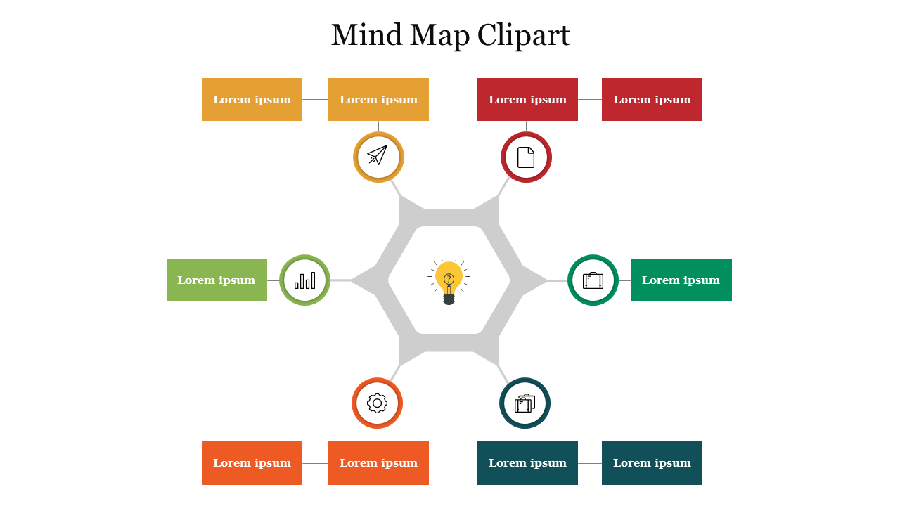 Mind Map Clipart